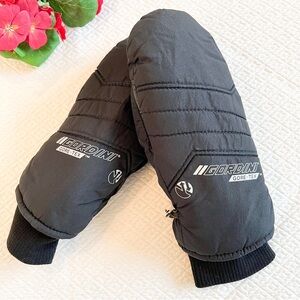 Gordini Men’s Black Insulated Mittens Size Small